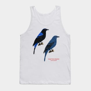 Asian Fairy-bluebird | Irena puella ⚥ Tank Top